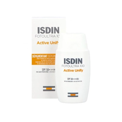 کرم ضد آفتاب رنگی اکتیو یونیفای ایزدین