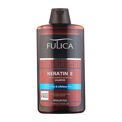 شامپو تقویت‌کننده مو مدل Keratin E فولیکا