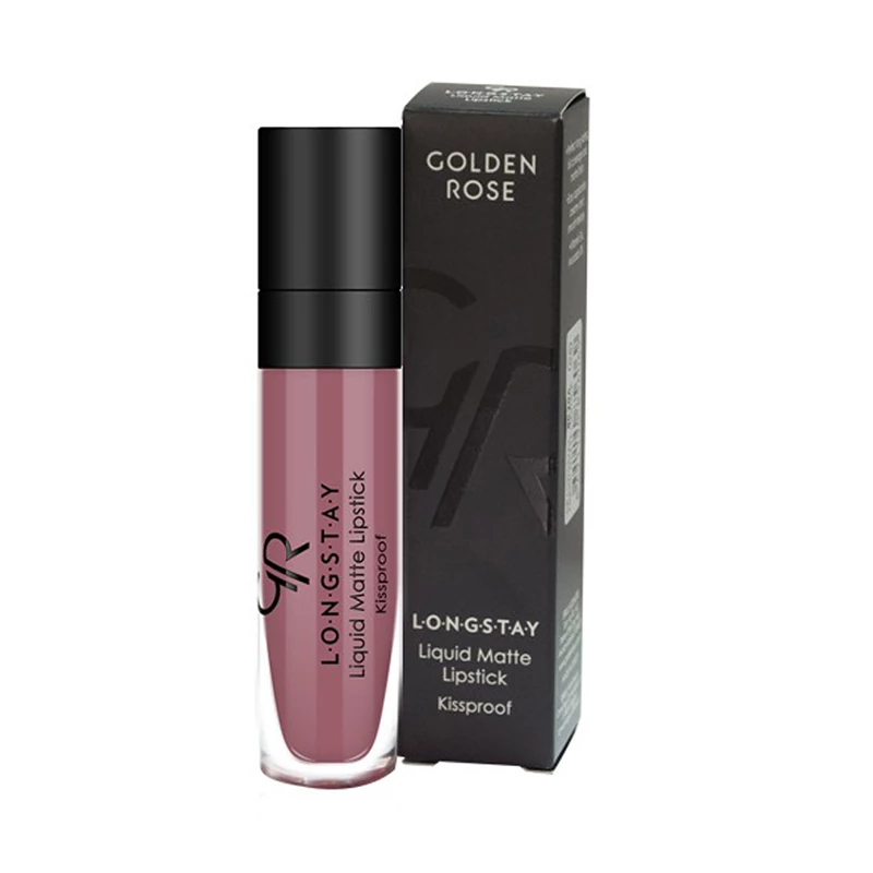 رژ لب مایع مات گلدن رز مدل Longstay Liquid Matte Lipstick شماره 05