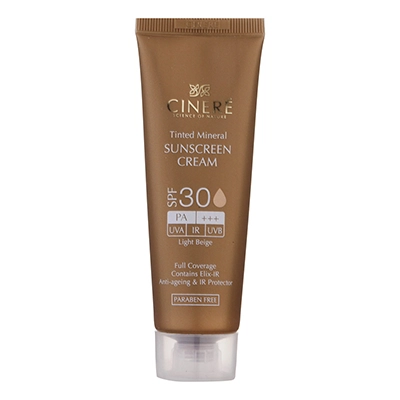 کرم ضد آفتاب رنگی سینره SPF30