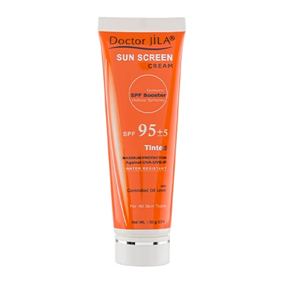کرم ضد آفتاب رنگی دکتر ژیلا SPF95