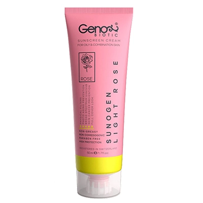 ضد آفتاب رنگی ژنو بایوتیک SPF50 پوست چرب و مختلط
