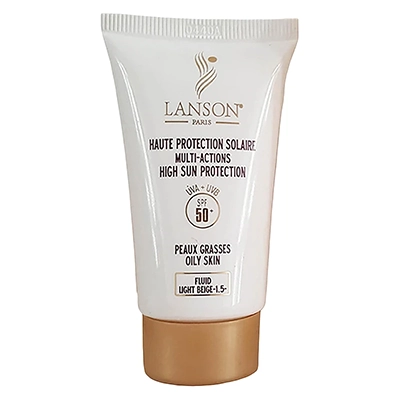 کرم ضد آفتاب رنگی لانسون پوست چرب SPF 50