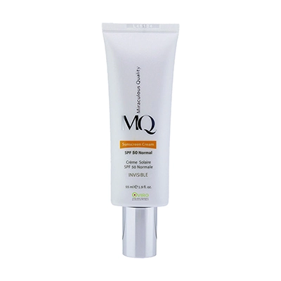 کرم ضد آفتاب بی رنگ ام کیو SPF50 پوست خشک