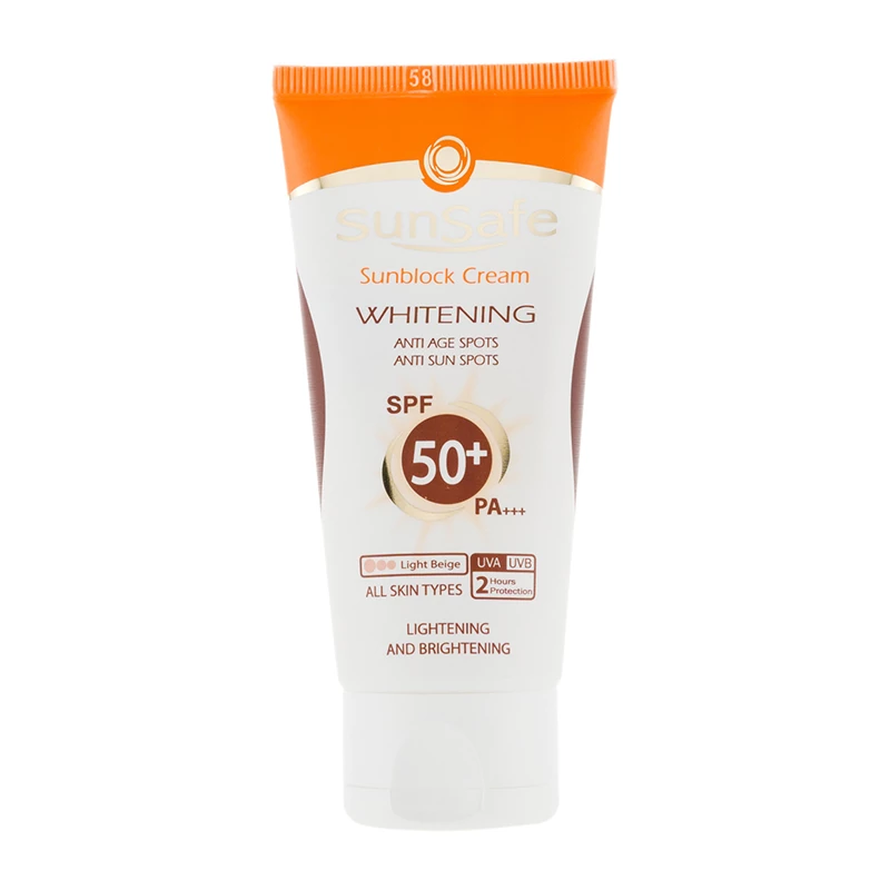 کرم ضد آفتاب سان سیف روشن کننده پوست SPF50 رنگی