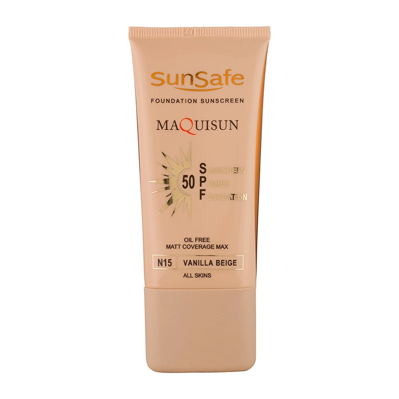 ضد آفتاب سان سیف کرم پودری و پرایمری مکیسان SPF50