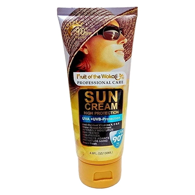  کرم ضدآفتاب بدون رنگ وکالی SPF 90