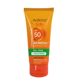 کرم ضد آفتاب سان رنگی مدل Acnesol Plus فاقد چربی دارای Spf50 حجم 50 میل