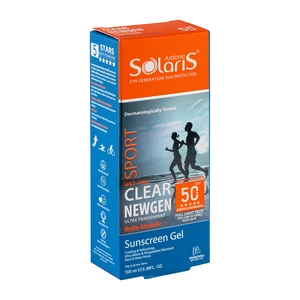 ژل ضد آفتاب آردن دارای +SPF50 مدل Clear Newgen Sport مناسب پوست های چرب و جوش دار