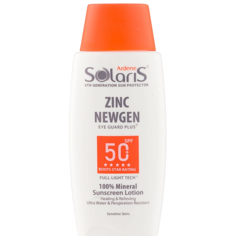 لوسیون ضد آفتاب فیزیکال +SPF50  مدل Zinc Newgen مناسب پوست حساس حجم 100 میلی لیتر-1