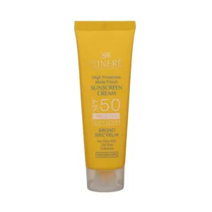 کرم ضدآفتاب بی‌رنگ SPF50 مناسب پوست چرب حجم 50 میلی‌لیتر