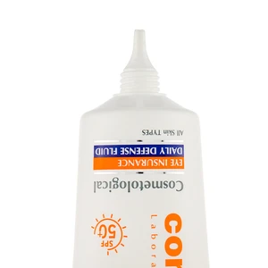 کرم ضد آفتاب بی رنگ دور چشم کامپودرما SPF50 انواع پوست