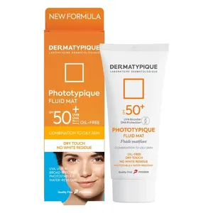 فلوئید ضدآفتاب درماتیپیک فلوئید مت SPF50 حجم 50 میل فاقد چربی