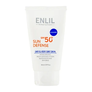 کرم ضد آفتاب بی رنگ Sun Defense پوست خشک 50 میلی لیتر