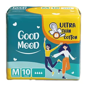 نوار بهداشتی مدل اولترا کتان سایز متوسط بسته 10 عددی