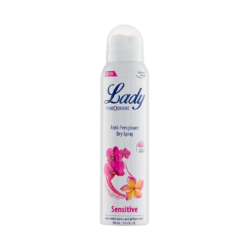 اسپری دئودورانت و ضد تعریق Lady کاهش دهنده حساسیت ناحیه زیر بغل مناسب بانوان 150 میل-1