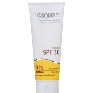 لوسیون ضد آفتاب بی رنگ دارای SPF30 فاقد چربی مناسب پوست چرب و مستعد آکنه حجم 75 میلی لیتر