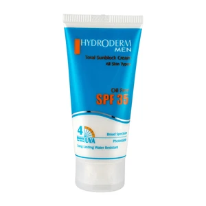 کرم ضد آفتاب  بی رنگ دارای SPF35 مناسب آقایان حجم 50 میلی لیتر