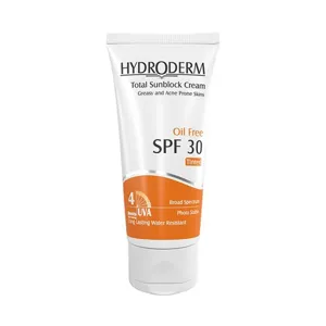 کرم ضد آفتاب رنگی فاقد چربی SPF30 بژ تیره حجم 50 میلی لیتر