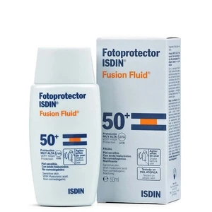 فلوئید ضد آفتاب بی رنگ Fusion دارای SPF50 پوست حساس