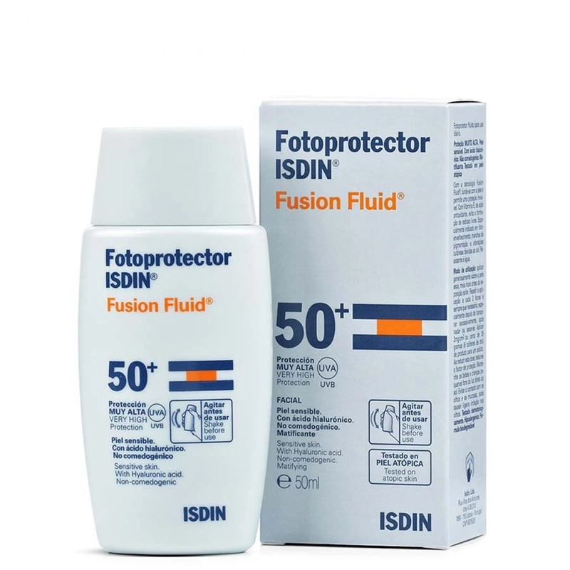 فلوئید ضد آفتاب بی رنگ Fusion دارای SPF50 پوست حساس-1