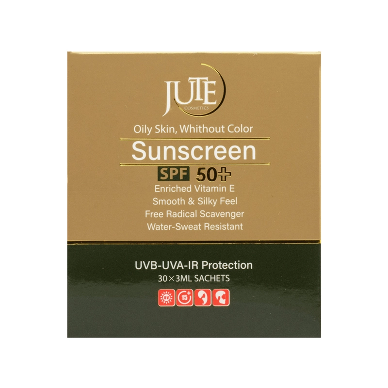 پک ساشه ای 3 میل ضد آفتاب spf50 انواع پوست بی رنگ اس پی بسته 30 عددی-1