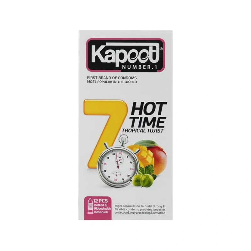 کاندوم 7Hot Time بسته 12 عددی-1