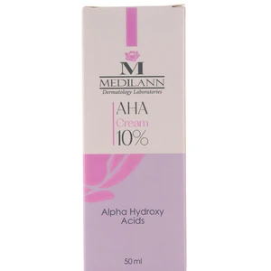 کرم لایه بردار مدیلن مدل AHA 10% مرطوب کننده 50 میلی لیتر