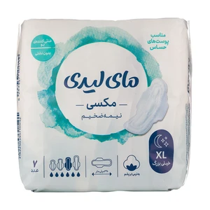 نوار بهداشتی مکسی نیمه ضخیم به نرمی ابریشم سایز خیلی بزرگ 7 عددی