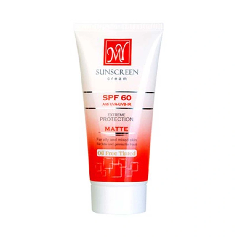 کرم ضد آفتاب رنگی SPF60 پوست چرب و مختلط-1