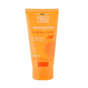 کرم ضد آفتاب بی رنگ مدل Highly Protective مناسب پوست چرب SPF+50