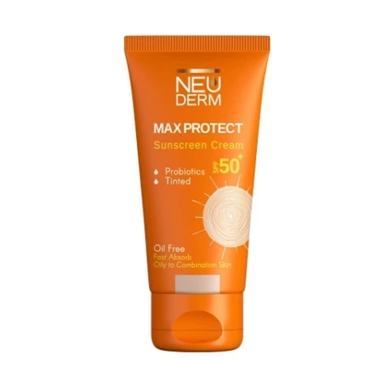 کرم ضد آفتاب رنگی مدل Max Protect دارای SPF50 مناسب پوست چرب و مختلط حجم 50 میل-1