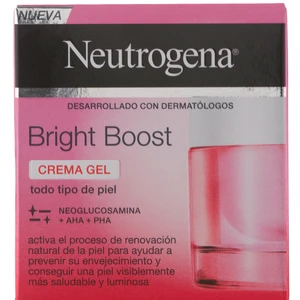 ژل کرم آبرسان ضد چروک و درخشان کننده نوتروژینا Bright Boost حجم 50 میل