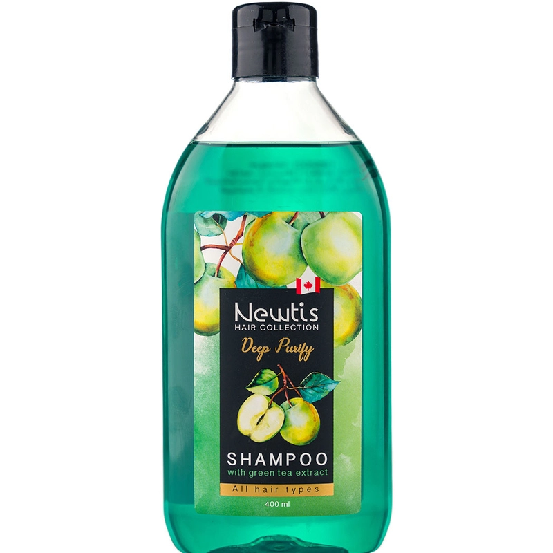 شامپو مو مدل Deep Purify رایحه سیب سبز مناسب انواع مو حجم 400 میلی لیتر-1