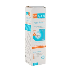 فوم شستشو نو آکنه Acne Solution پوست چرب و جوش دار حجم 150 میلی لیتر