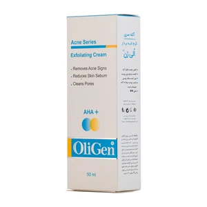 کرم لایه بردار الی ژن مناسب انواع پوست مدل آکنوسید 50 میل