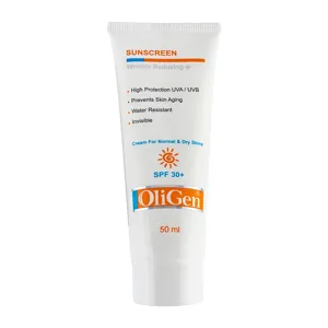 کرم ضد آفتاب ضد چروک بی رنگ SPF30 پوست نرمال و خشک