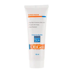 کرم ضد آفتاب  ضد چروک رنگی SPF50 پوست چرب