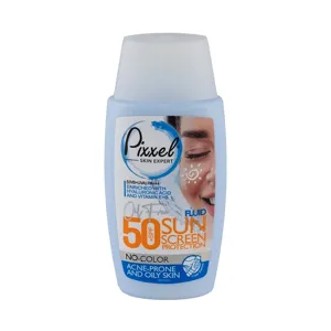 کرم ضد آفتاب بی رنگ SPF50 پوست چرب و مستعد آکنه