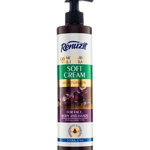 کرم آبرسان و مرطوب کننده پمپی Soft Cream انواع پوست 500 میلی لیتر
