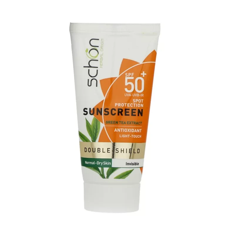 کرم ضد آفتاب بی رنگ Double Shield دارای SPF50 پوست نرمال و خشک-1