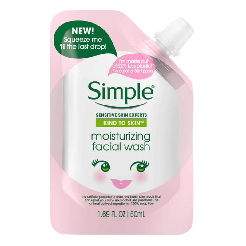 ژل شستشوی صورت مسافرتی Moisturising پوست حساس 50 میلی لیتر-1