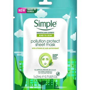 ماسک ورقه ای Pollution Protect پوست حساس و نازک 23 میلی لیتر