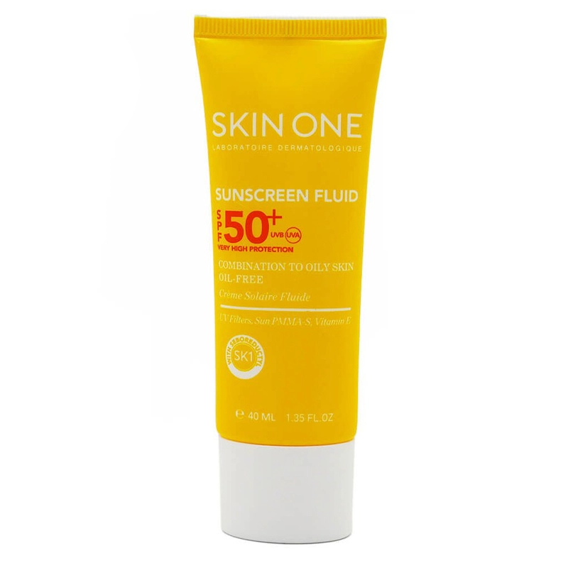 فلوئید ضد آفتاب بی رنگ combination حاوی SPF50 پوست چرب و مختلط-1