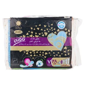 نوار بهداشتی بالدار خیلی نازک ویژه روز رویه کتان 7 عددی