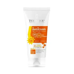 کرم ضدآفتاب بی رنگ SPF90 انواع پوست