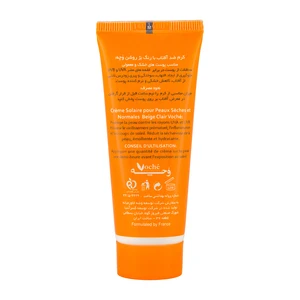 کرم ضد آفتاب رنگی وچه SPF50 پوست خشک و معمولی 40 میل