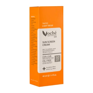 کرم ضد آفتاب رنگی وچه SPF50 پوست خشک و معمولی