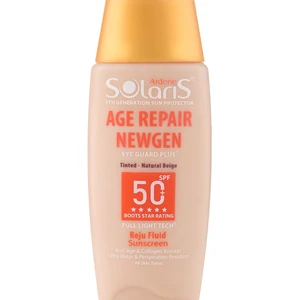 فلوئید ضد آفتاب دارای SPF 50 مناسب پوست دارای چروک سطحی رنگی حجم 75 میل - بژ طبیعی - 0