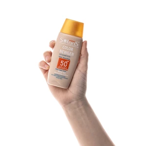 لوسیون ضد آفتاب مدل کالر نیوژن +SPF50 مناسب انواع پوست حجم 75 میلی لیتر - بژ طبیعی - 4